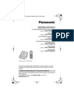 Operating Instructions KX-TG3021C KX-TG3023C: Model No