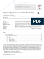 Application and Modification of Poly (Vinylidene Fluoride) (PVDF)