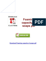 Foaming Capacity of Soaps PDF