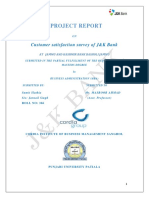 PROJECT REPORT JNK Bank