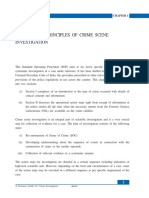 General Principles of Crime Scene Investigation