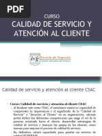 Curso Calidad de Servicio