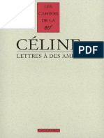 Louis-Ferdinand Céline - Lettres À Des Amies PDF