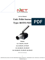 Unit: Pellet Burner Type: ROTO-NET: Service Manual