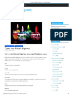 Cores Nos Rituais Ciganos - Linha Das Águas