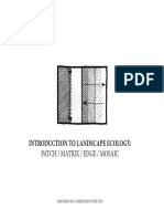 Richard Forman: Introduction To Landscape Ecology: Patch / Matrix / Edge / Mosaic