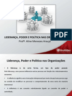 Aula 12 - Liderança, Poder e Política Nas Organizações