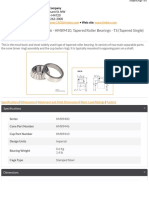 HM89446 HM89410 TaperedRollerBearings TS (TaperedSingle) Imperial