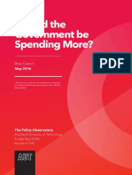 Should The Government Be Spending More?