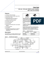 100watt Audio Amplifier