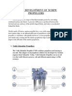 Latest Development of Screw Propellers