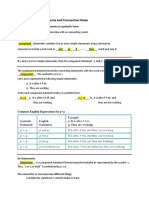 3.2: Compound Statements and Connective Notes