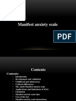 Manifast Anxiety Scale