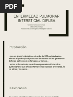 Enfermedad Pulmonar Intersticial Difusa 