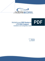 Mobileaccess1000 System With: Lte Siso Support