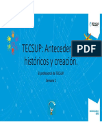 I Tecsup Antecedentes Históricos y Creación.