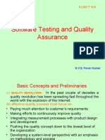 Software Testing and Quality Assurance: KLMB It 904