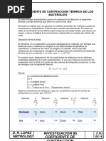 Coeficiente de Dilatacion Termica