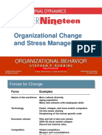 Chapter 18 Organizational Change and Stress Management