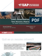 Recursos Reservas y Metodos Geoestadisticos Clasicos PDF