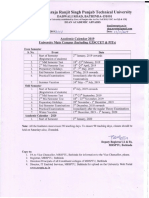 Academic Calendar 2019 For Main Campus - GZSCCET - PITs