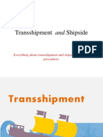 Transshipment and Shipside