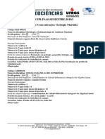 Área de Concentração Geologia Marinha 2019.1