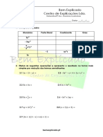 2.1 - Monómio e Polinómios - Ficha de Trabalho