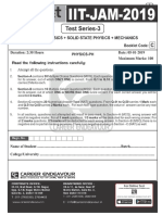 Iit Jam Physics Test Series 3
