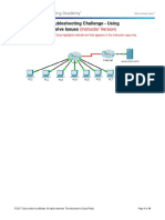 Packet Tracer - Troubleshooting Challenge - Using Documentation To Solve Issues