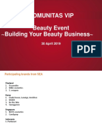 Beauty Event Catalogue