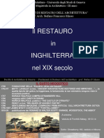 Fondamenti Di Restauro - Inghilterra