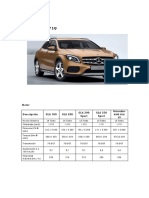 Ficha Técnica Clase GLA 2019