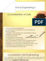 Unit #2 Geotechnical Engineering II: Consolidation of Soils