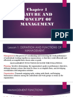 Chapter 1&2 Organization and Management