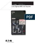 Instructions For Digitrip RMS 510 Trip Unit: Instruction Leaflet I. L. 29-885D