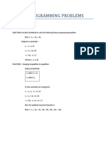 Linear Programming Problems: Big M Method