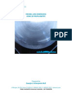 Fresnel Lens Dimensions Using 3D Profilometry: Prepared by