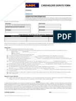 Cardholder Dispute Form V3