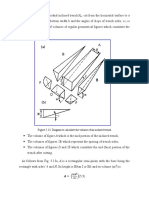 Figure 5.13: Diagram To Calculate The Volume of An Inclined Trench