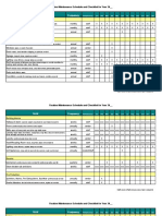 Tab02 Routine Maintenance Schedule and Checklist