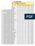 Xi - Aiits 1 Result