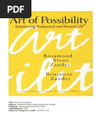 Book Summary of Art of Possibilities