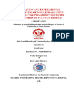 Simulation and Experimental Verification of Singlephase Unity Power Factor PWM Boost Rectifier With Improved Voltage Profile