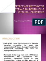 Effects of Restorative Materials On Dental Pulp