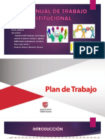 Plan Anual de Trabajo Institucional XD