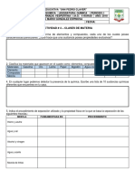 Actividad 4 Clases de Materia