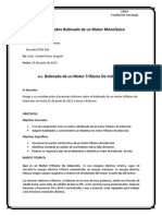 Informe Sobre Bobinado de Un Motor Monofásico