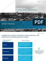 Innovation - Productivity - Optimization: Nordic Consulting