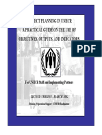 Unhcr Project Planning PDF